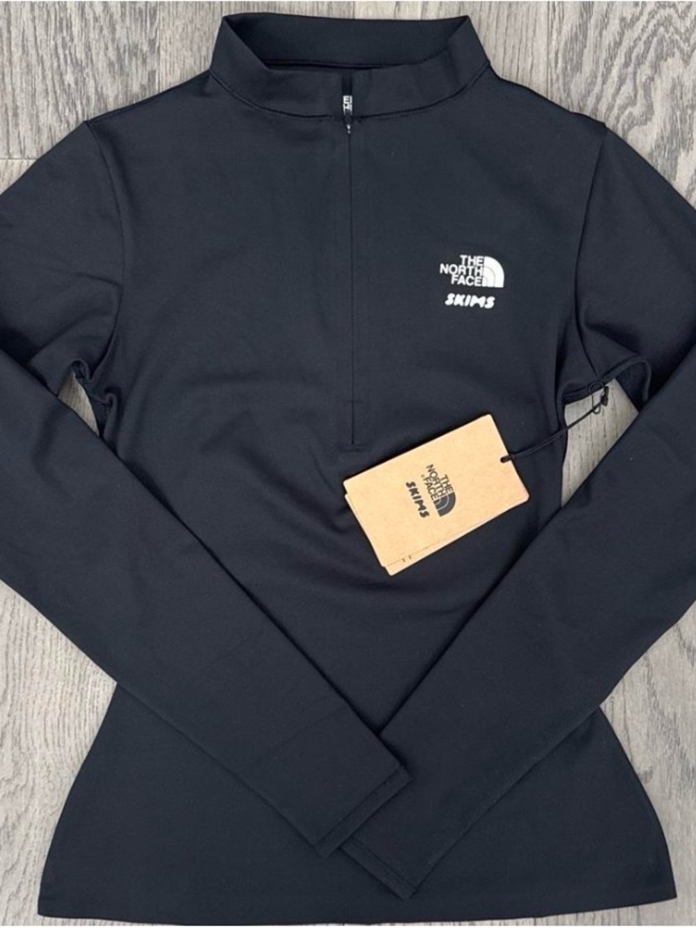 Skims The North Face Black Half-Zip Performance Pullover